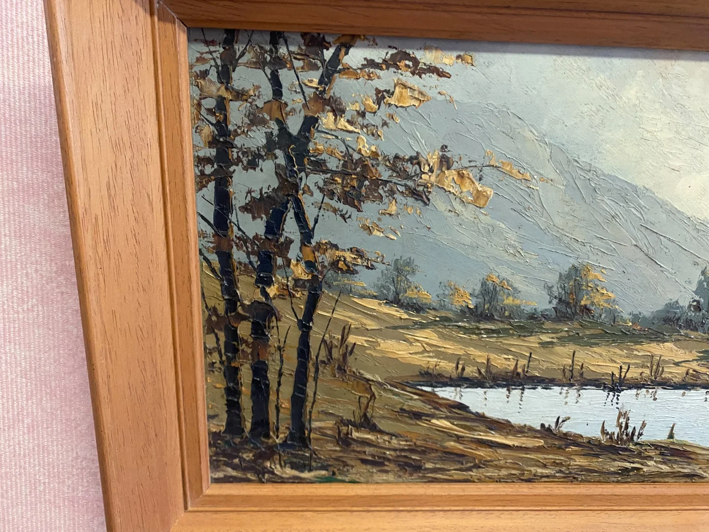 OIL ON CARDBOARD by PAUL GOBERT