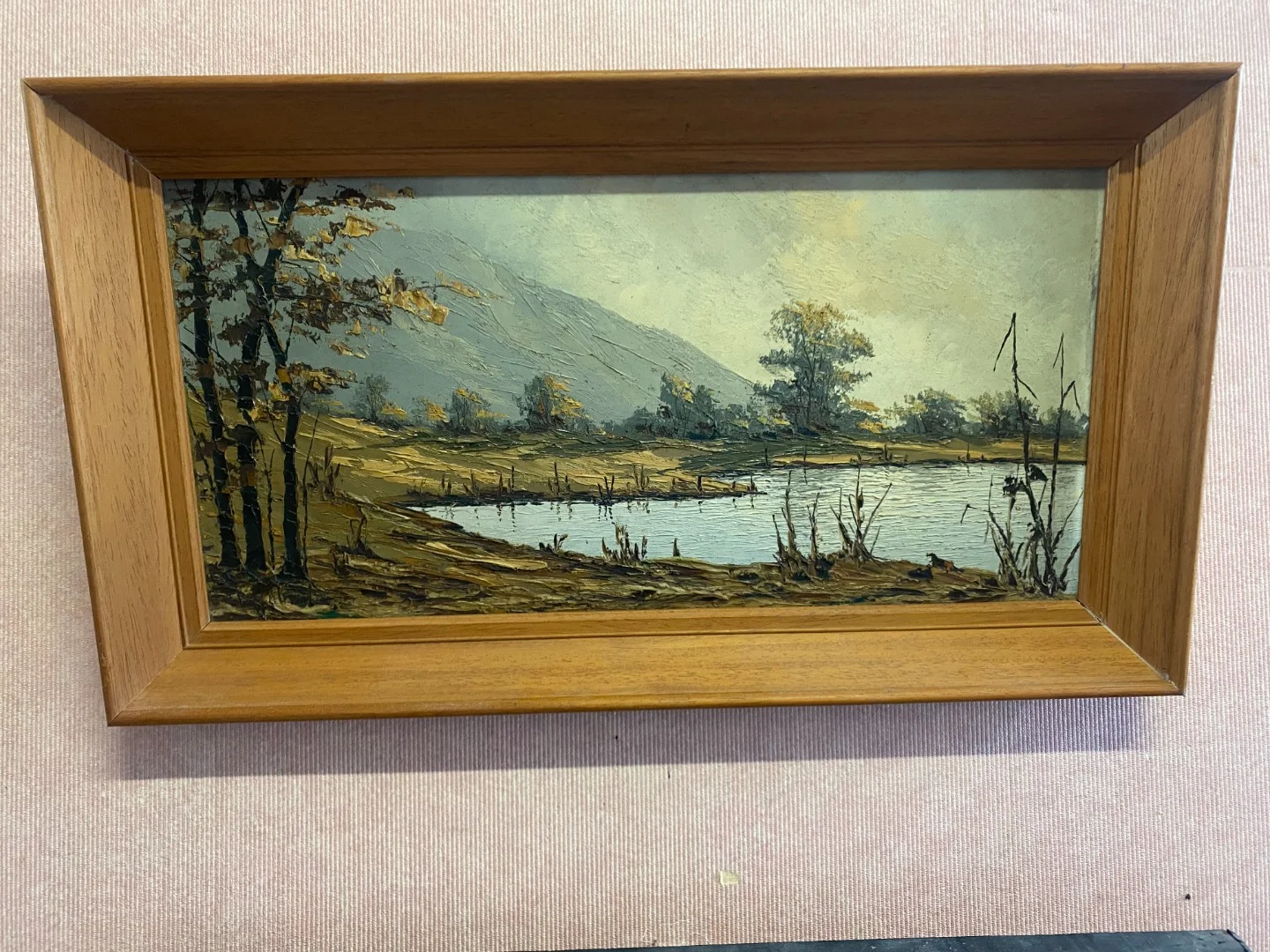 OIL ON CARDBOARD by PAUL GOBERT