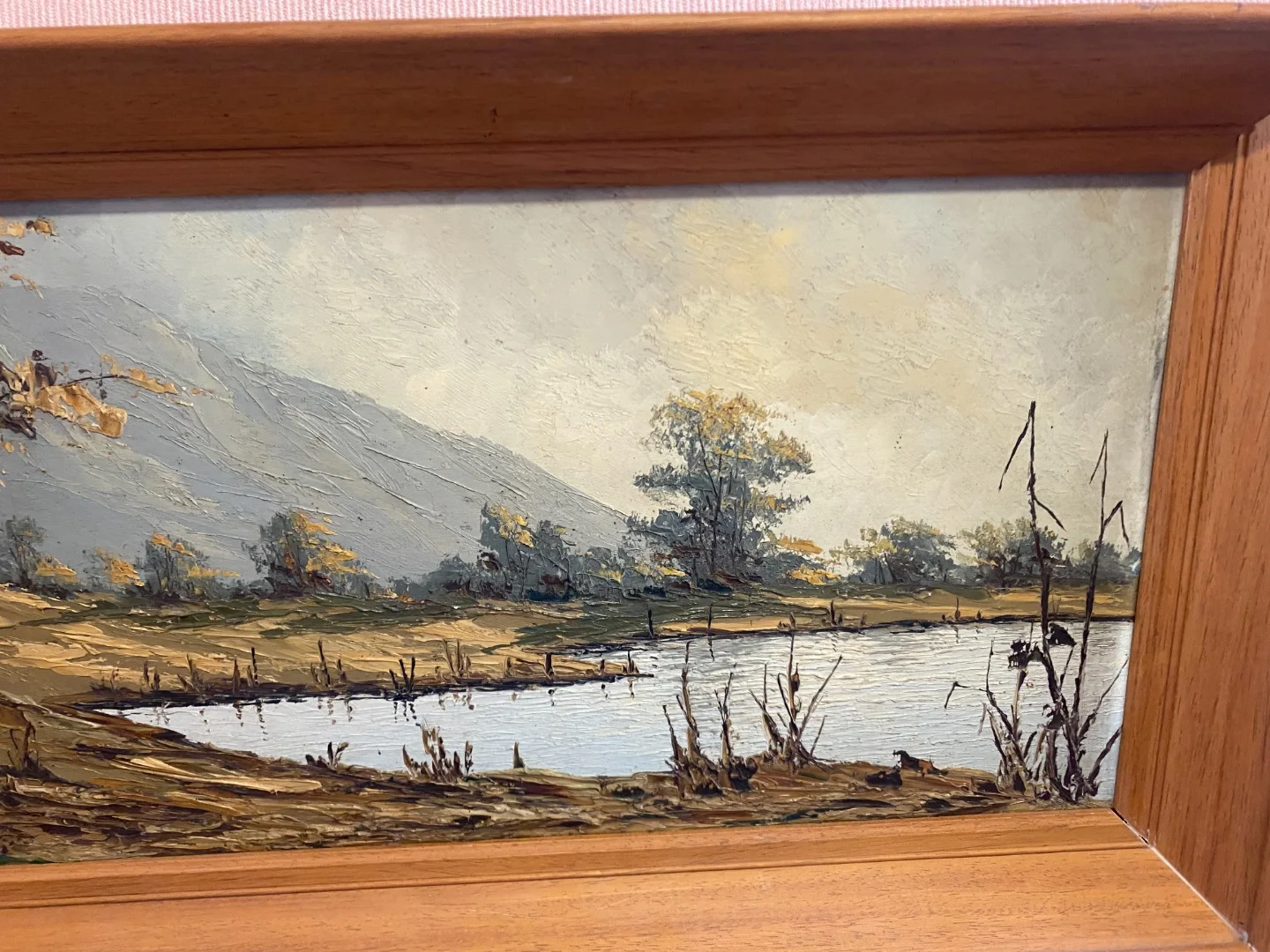 OIL ON CARDBOARD by PAUL GOBERT