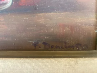 ÖL AUF LEINWAND signiert FRANCISCO DOMINGO