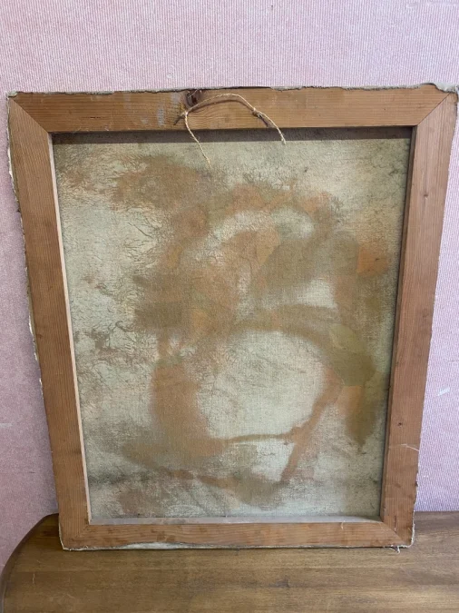 Huile sur toile "les danseuses", non signée.