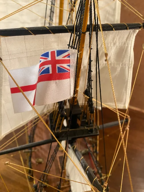 Maquette de célèbre voilier "Le Bounty"