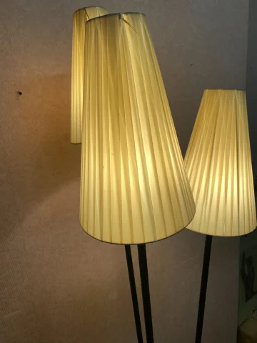 3-light floor lamp, 1960s — Very good condition