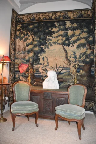 Paire de chaises d'époque Louis XV