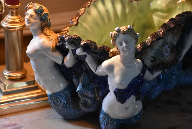 Jardinières en majolique