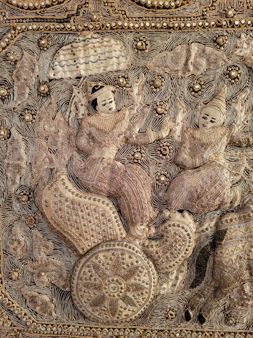 Grande tapisserie d'asie