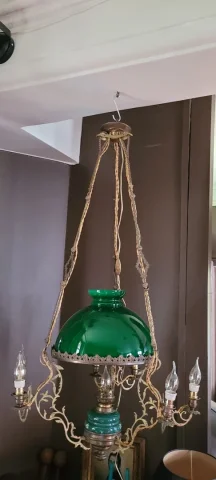 Lustre opaline verte