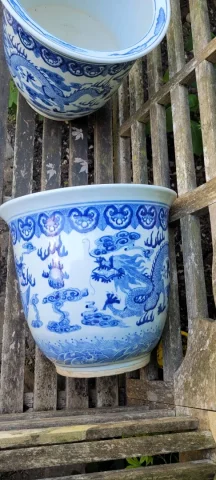 Paire de cache pots chinois