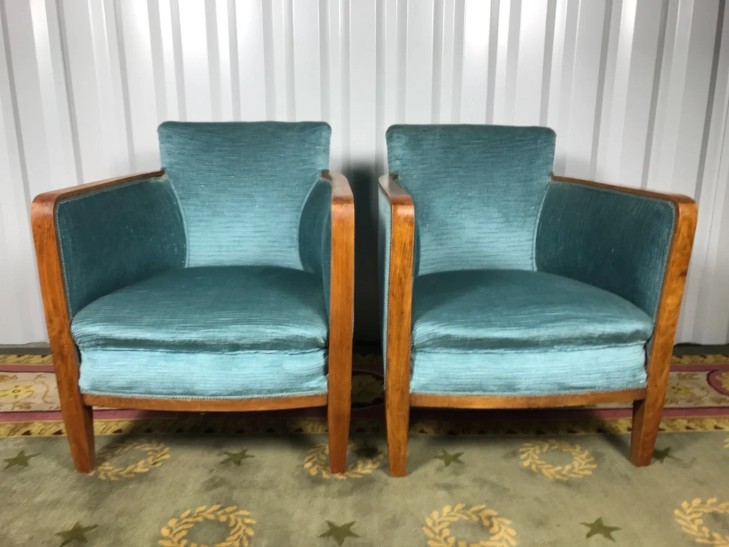 PAAR ART DECO PERIODE STOELEN