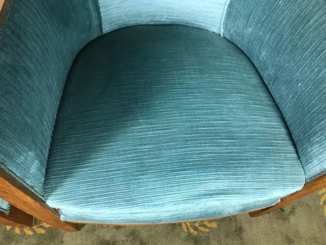 PAIR OF ART DECO PERIOD ARMCHAIRS