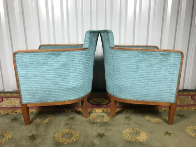 PAIR OF ART DECO PERIOD ARMCHAIRS