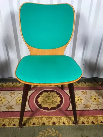 Suite de 4 chaises Baumann par Max Bill