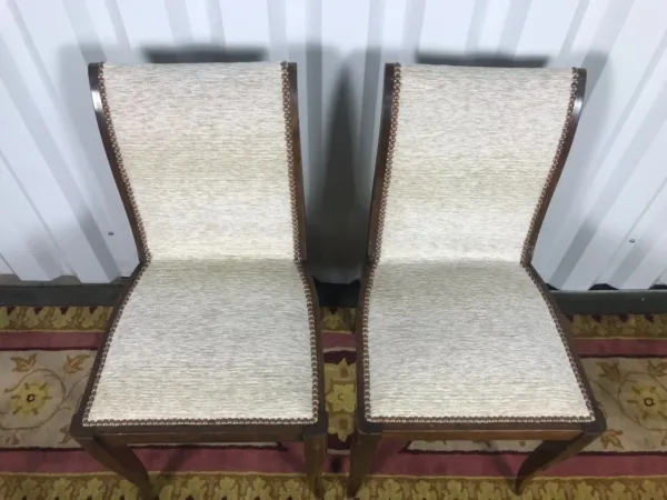 PAIR OF ART DECO PERIOD CHAIRS