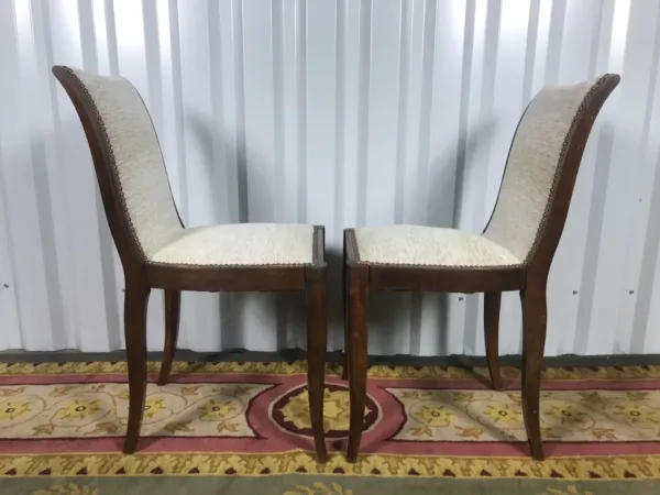 PAIR OF ART DECO PERIOD CHAIRS
