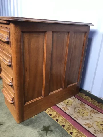 ART DECO PERIOD PEDESTAL DESK