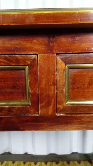 Bureau plat de style Louis XVI acajou 1900/1920