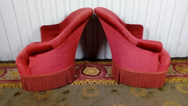 PAIR OF ARMCHAIRS