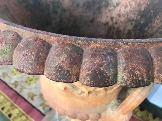 Vase Médicis en fonte ancienne 19 eme