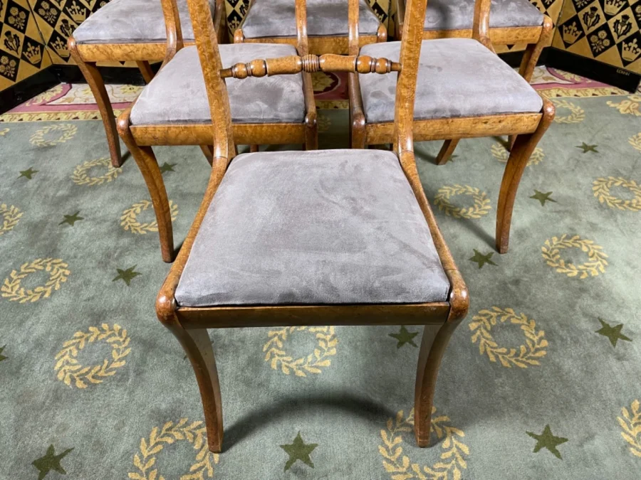 Suite de 6 chaises époque Charles X