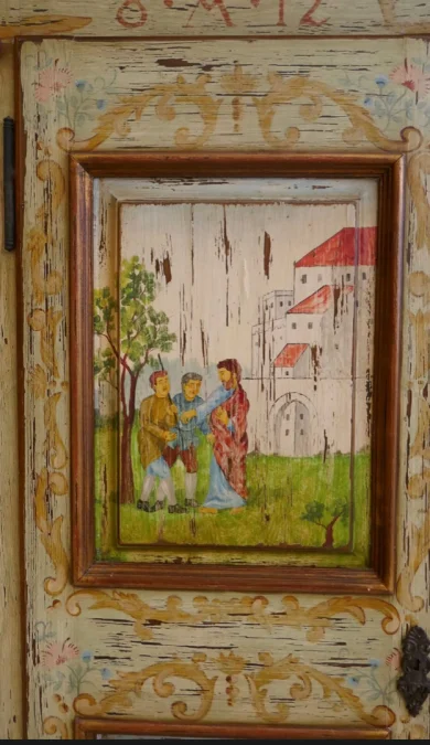 PAINTED ARMOIRE