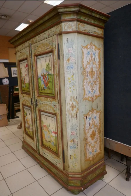 PAINTED ARMOIRE