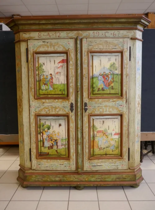 PAINTED ARMOIRE
