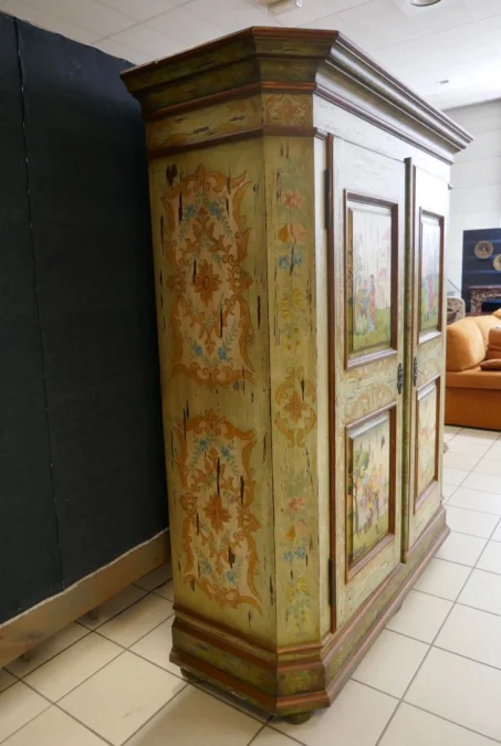 PAINTED ARMOIRE