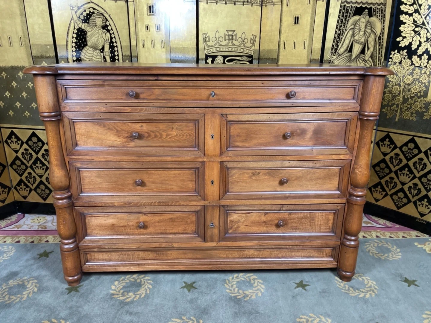 Commode balustre style Empire 1900 restaurée