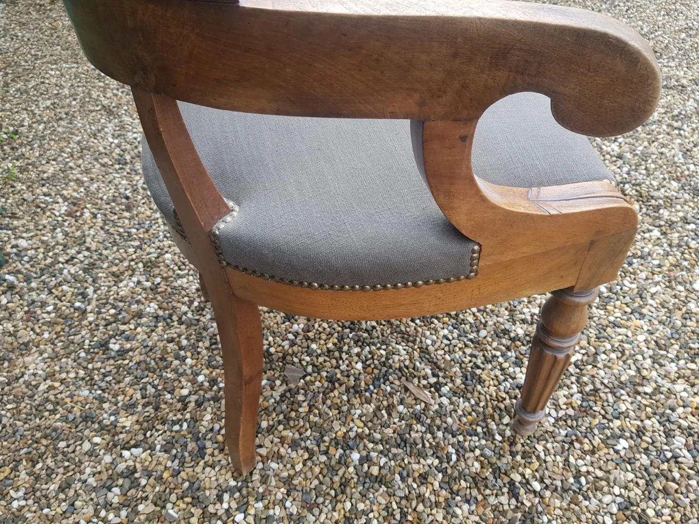 Fauteuil de bureau Louis Philippe