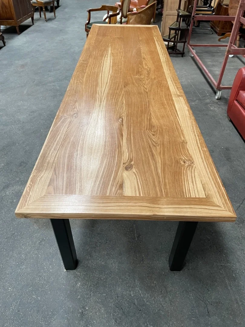 Table de ferme en chêne massif 3,27 mètres