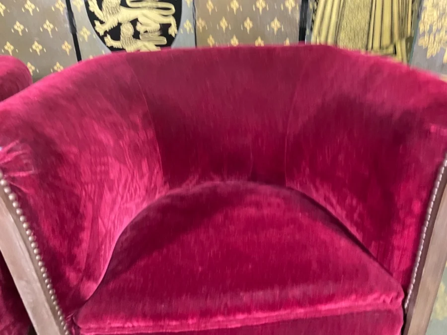 PAIR OF ART DECO  PERIOD ARMCHAIRS