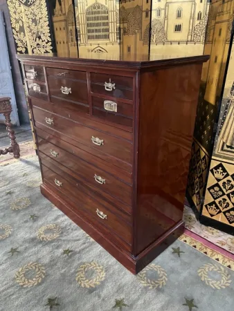 Commode marine de bateau acajou