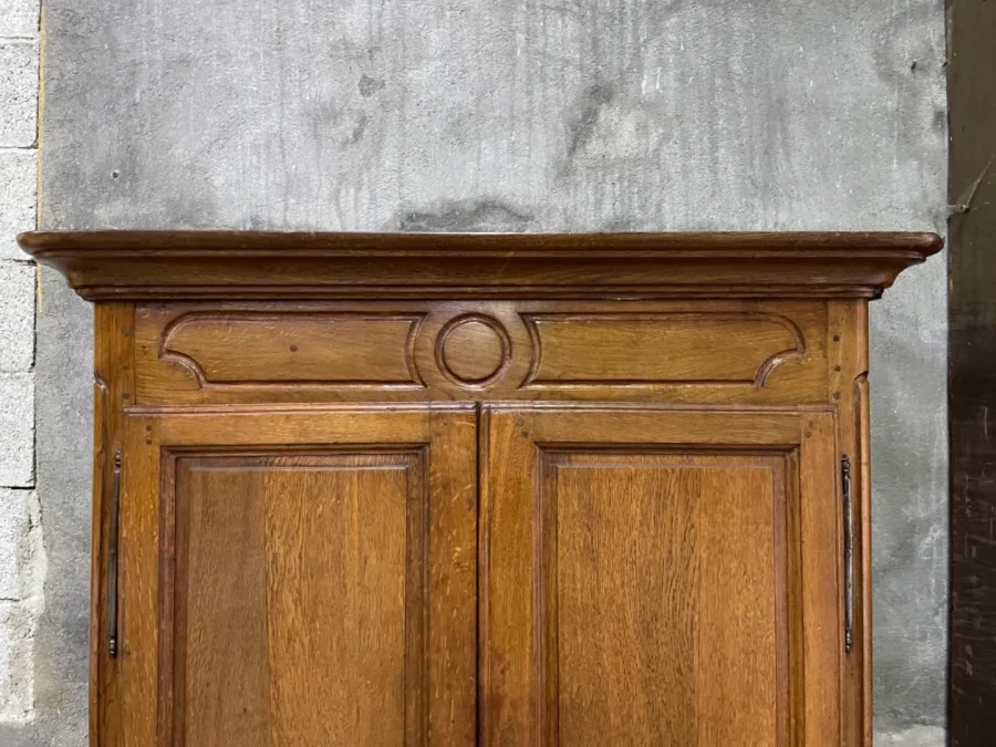 Armoire en chêne massif 19eme