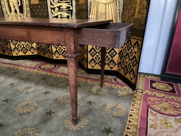 Table de ferme en chêne massif époque 19eme