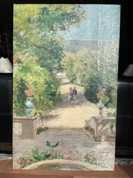 ÖL DES 19. JAHRHUNDERTS AUF LEINWAND