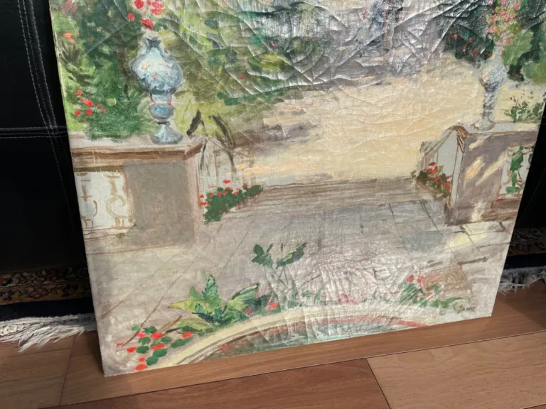 ÖL DES 19. JAHRHUNDERTS AUF LEINWAND