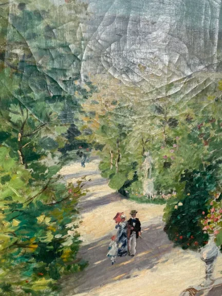 ÖL DES 19. JAHRHUNDERTS AUF LEINWAND