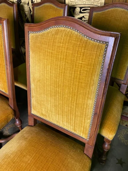 Suite de 6 chaises de style Louis XIV