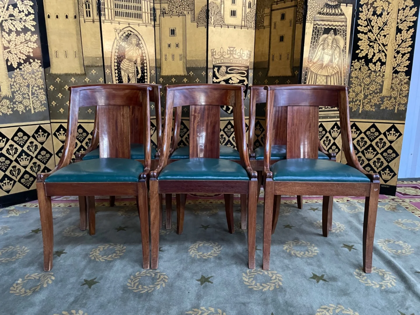 FRENCH EMPIRE STYLE CHAIRS