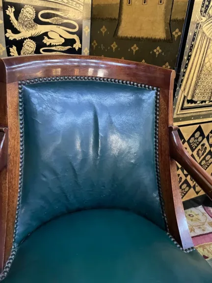 COPPIA DI POLTRONE IN STILE DA RISTORAZIONE FRANCESE