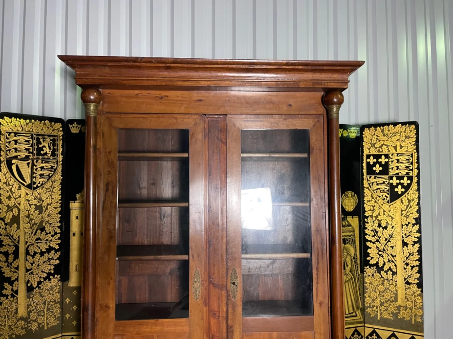 FRENCH EMPIRE PERIOD BOOKCASE