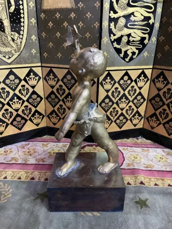 BRONZE SCULPTURE singed ANNOUK DUPONT