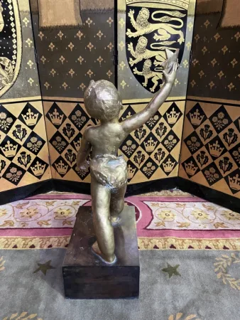 BRONZE SCULPTURE singed ANNOUK DUPONT