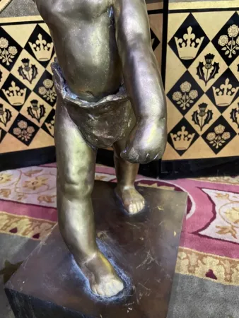 BRONZE SCULPTURE singed ANNOUK DUPONT