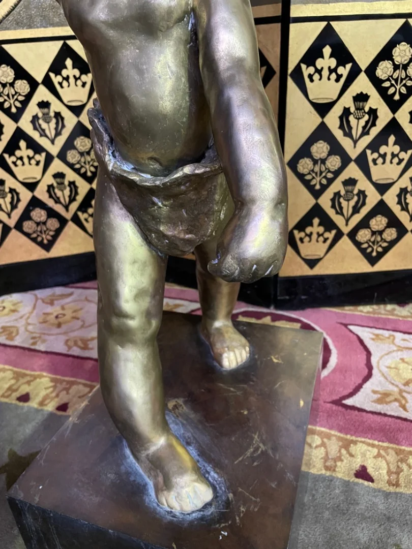 Bronze à l’enfant signée ANNOUK DUPONT 1/8