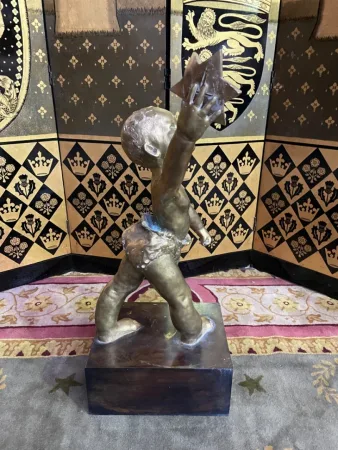 BRONZE SCULPTURE singed ANNOUK DUPONT