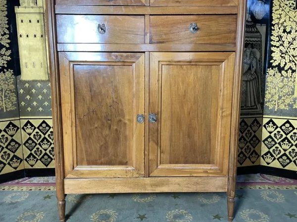 Buffet haut époque Louis XVI noyer blond