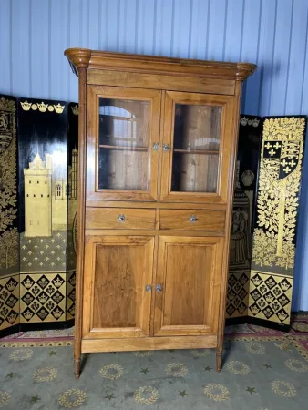 Buffet haut époque Louis XVI noyer blond