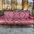 Canapé - Banquette époque Restauration velours de gêne