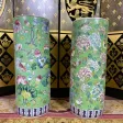 Paire de porte- parapluies chinois à émaux